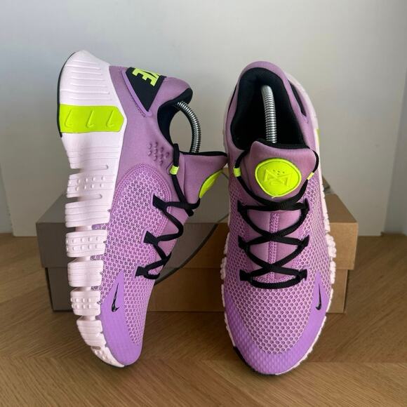 Nike Free Metcon 4 “Rush Fuchsia/Volt” Women Running Sneakers - SZ 11.5 - Picture 5 of 12